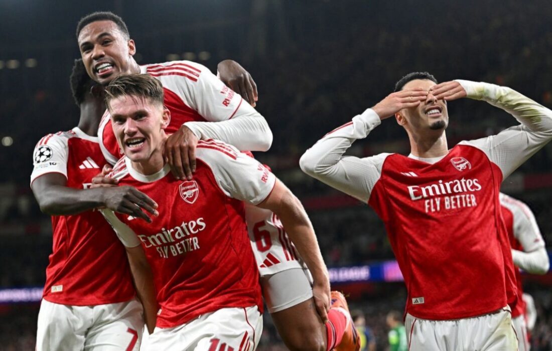 آتش‌بازی  آرسنال در لیگ قهرمانان اروپا