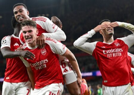 آتش‌بازی  آرسنال در لیگ قهرمانان اروپا