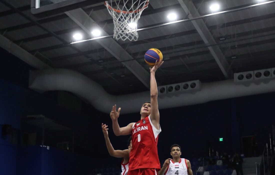 ثبت سومین پیروزی متوالی تیم بسکتبال سهبهسه ایران