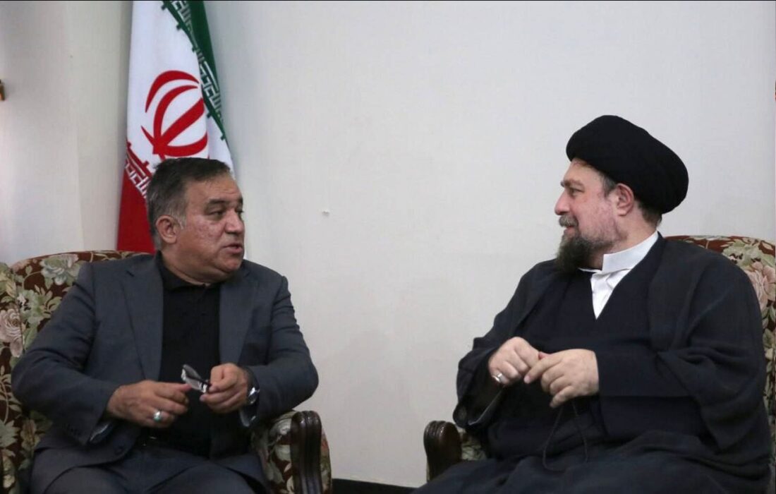 دیدار علی تاجرنیا با حجتالاسلاموالمسلمین سید حسن خمینی