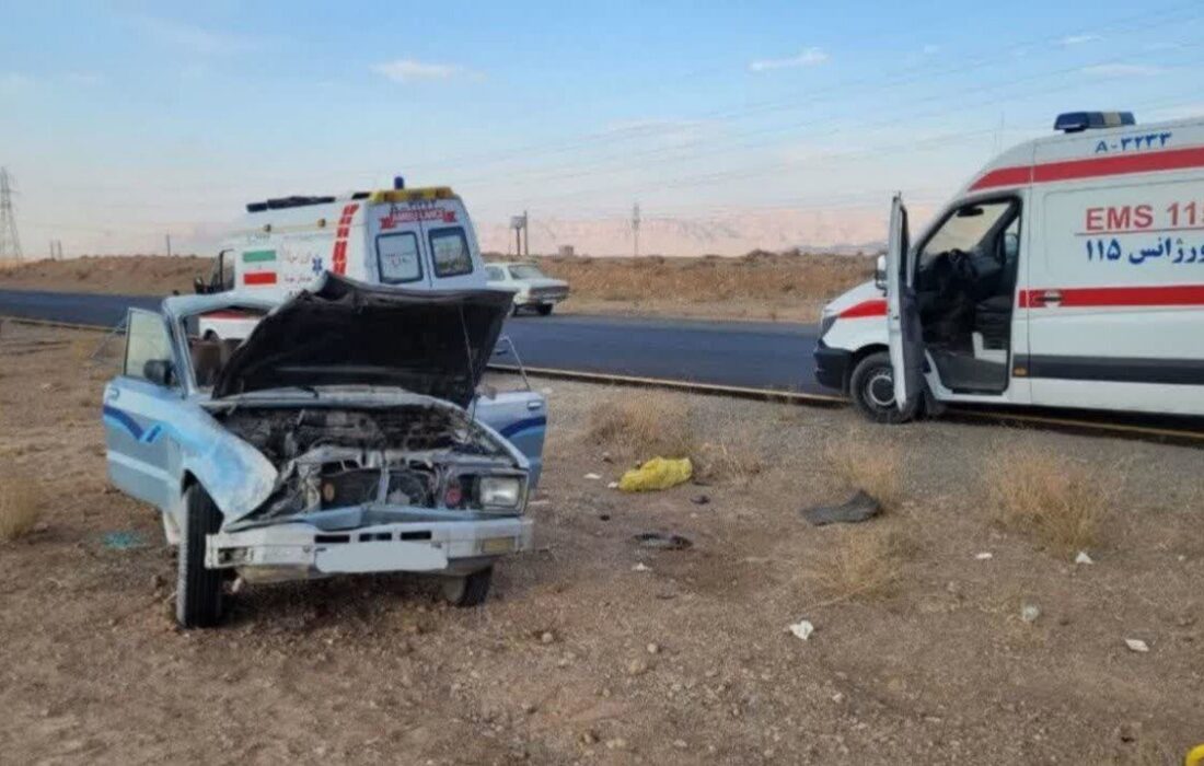 واژگونی وانت بار در تربت جام ۱۶ مصدوم و فوتی برجا گذاشت