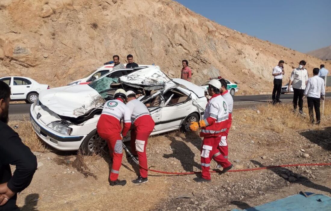 سرعت غیرمجاز علت تصادف مرگبار با پنج کشته در نهاوند بود