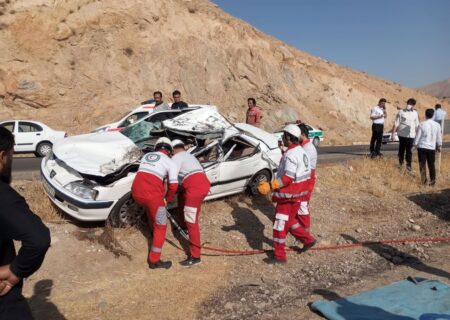 سرعت غیرمجاز علت تصادف مرگبار با پنج کشته در نهاوند بود