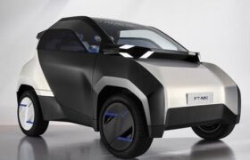 طراحی خودروی مفهومی دو نفره تویوتا با سقف خورشیدی