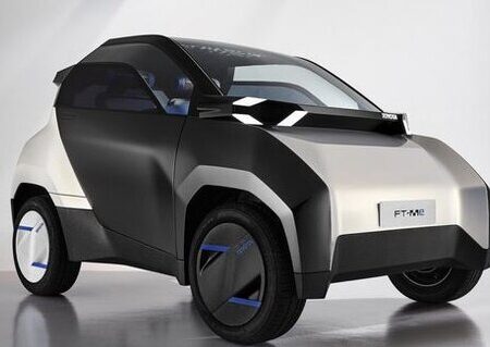 طراحی خودروی مفهومی دو نفره تویوتا با سقف خورشیدی