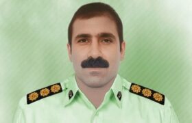 پیکر مطهر شهید امنیت غلامرضا جمشیدی پور در خرم‌آباد خاکسپاری شد