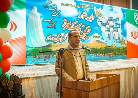 تجلیل از خیرین مدرسه‌ساز ورزنه؛ کلنگ زنی توسعه واحد آموزشی