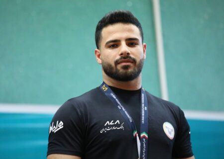 معینی با رکوردشکنی به طلای یک ضرب رسید