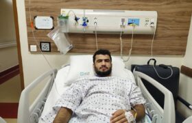 علیرضا مهمدی پای خود را جراحی کرد