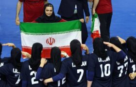 قهرمانی دختران هندبال ایران در بازیهای آسیایی جوانان
