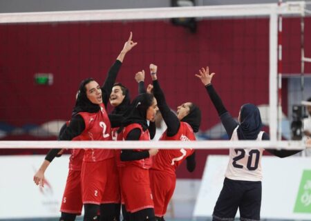 برد مقتدرانه دختران والیبال مقابل اندونزی