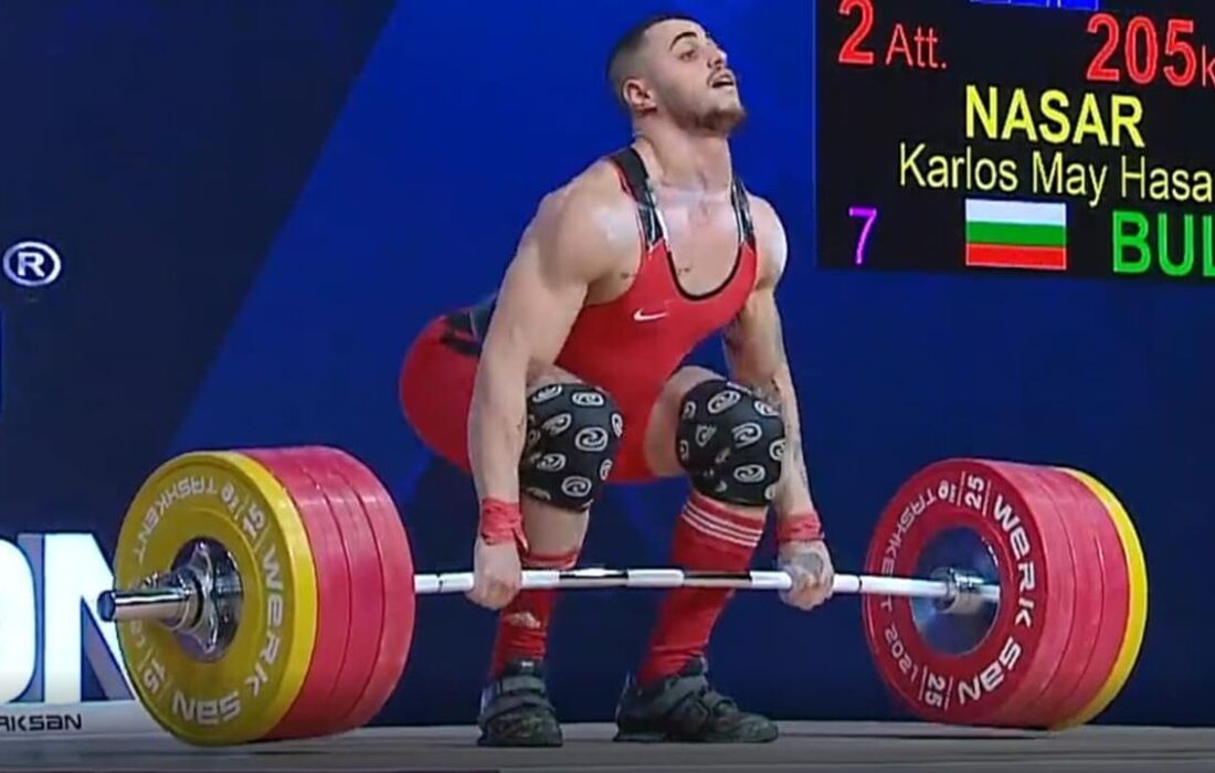 رقابت ناسار با قهرمانان وزنهبردار ایرانی