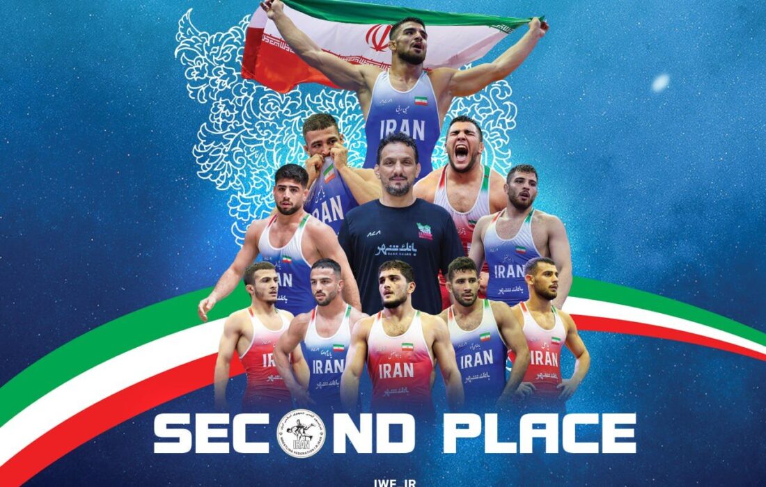 تیم کشتی آزاد امید ایران نایب قهرمان جهان شد