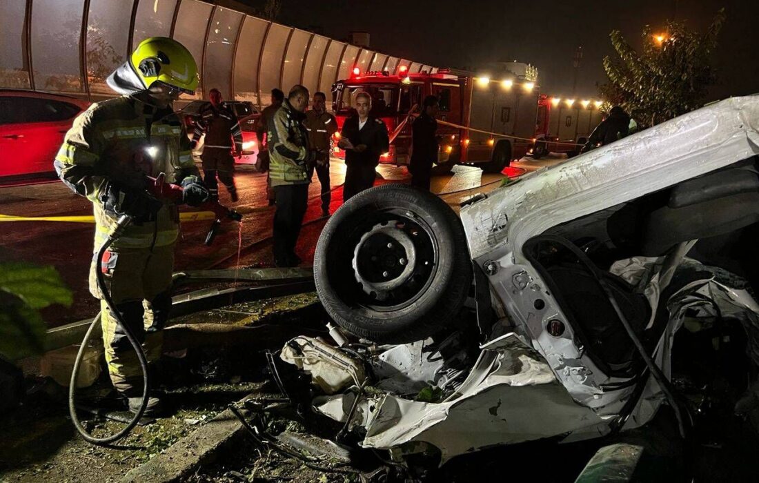 ماجرای تصادف یک خودرو با پاکبانان در تهران چه بود؟