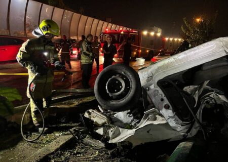 ماجرای تصادف یک خودرو با پاکبانان در تهران چه بود؟