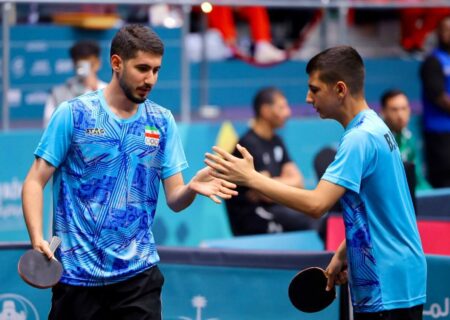 صعود تیم ملی تنیس روی میز ایران به نیمه‌نهایی