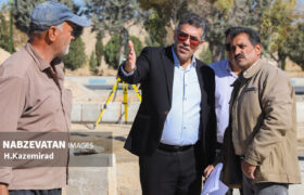 صرفه جویی در هزینه اجرای پروژه‌های عمرانی در دستور کار شهرداری سده لنجان/ عملیات احداث میدان ورودی شهر آغاز شد