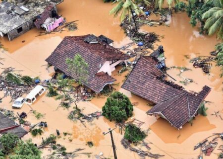 سیل و رانش زمین در سریلانکا ۴۰ کشته بر جای گذاشت