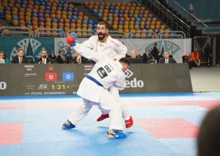 صعود گلشادنژاد و اباذری به یک چهارم نهایی کاراته قهرمانی جهان