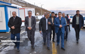 بازدید معاون پارلمانی جمعیت هلال‌احمر کشور از محل استقرار پایگاه امداد و نجات کوهستان در منطقه نمونه گردشگری آبشار شاهلولاک