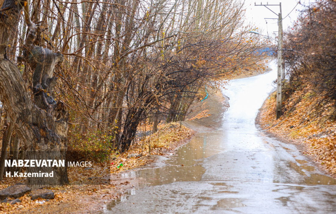 بارش رحمت الهی بر سر شهرستان لنجان