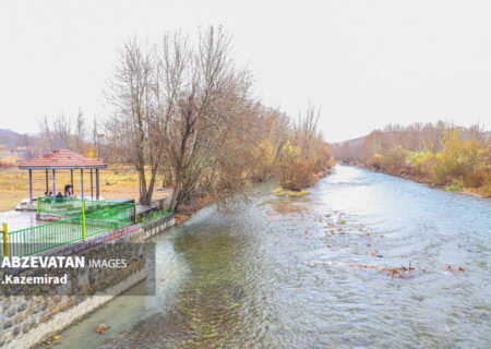 طراوت باران پاییزی در لنجان