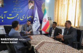 نشست بررسی پروژههای عمرانی دهیاری رحمت آباد