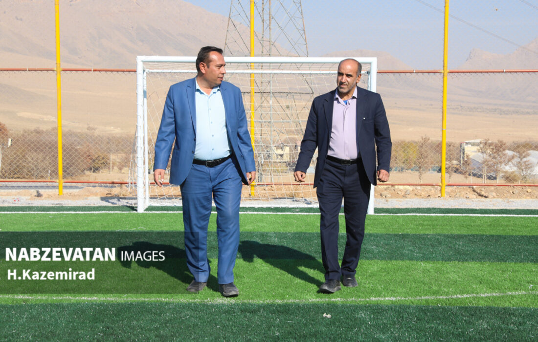 بازدید از روند اجرای پروژه زمین چند منظوره ساحلی روستای کلیشاد رخ