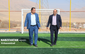 بازدید از روند اجرای پروژه زمین چند منظوره ساحلی روستای کلیشاد رخ