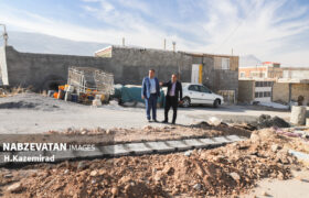 اجرای پروژه جدول کشی و کانیوگذاری معابر روستای کلیشادرخ