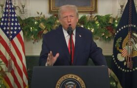 ترامپ ادعاهای خود درباره برنامه هسته‌ای ایران و پایان دادن به ۸ جنگ را تکرار کرد