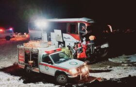 تصادف اتوبوس در محور سربیشه-نهبندان ۸ را راهی بیمارستان کرد