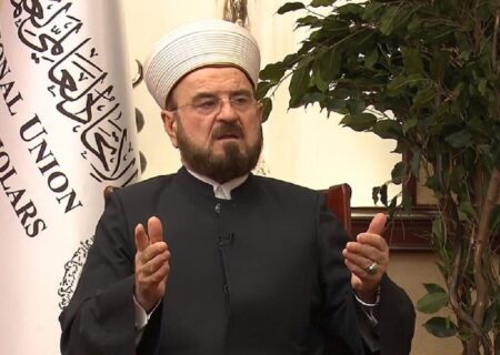 رئیس اتحادیه جهانی علمای مسلمان: سکوت در برابر جنایت علیه مردم غزه خیانت است
