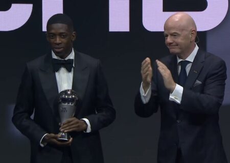 دمبله و انریکه بهترین‌های سال ۲۰۲۵ فوتبال جهان شناخته شدند