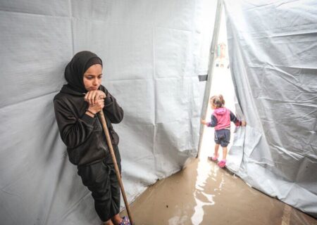 حماس: نوار غزه در پی بارش‌های شدید و ممانعت از بازسازی، فاجعه‌ای واقعی را تجربه می‌کند