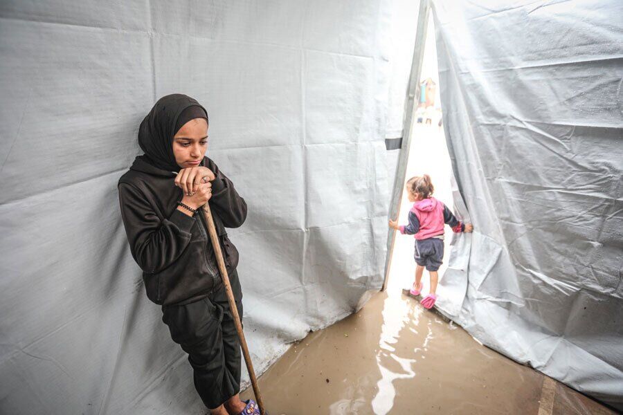 حماس: نوار غزه در پی بارش‌های شدید و ممانعت از بازسازی، فاجعه‌ای واقعی را تجربه می‌کند