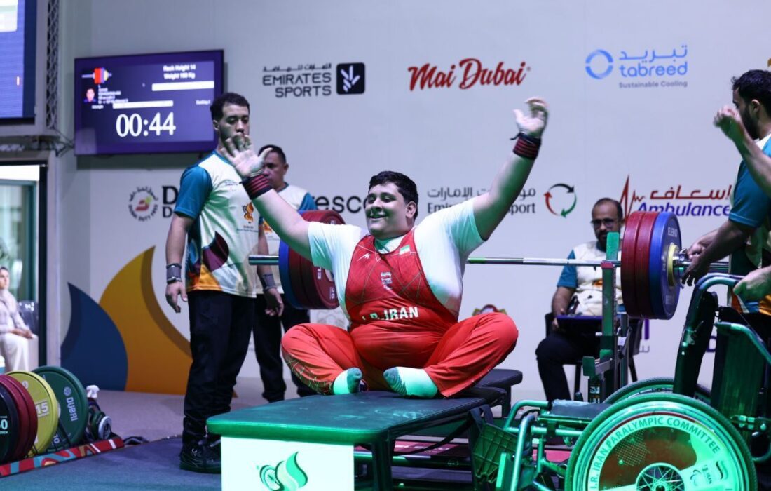 عنایت‌الهی و اسحاق‌نیا در پاراوزنه‌برداری طلایی شدند