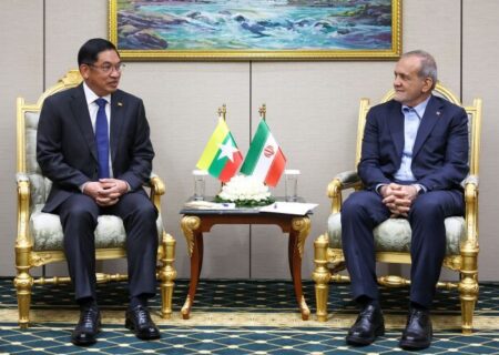 رئیس جمهور: تصویر روشنی از ظرفیت‌های همکاری میان ایران و میانمار وجود دارد