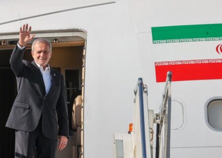 پزشکیان قزاقستان را به مقصد ترکمنستان ترک کرد