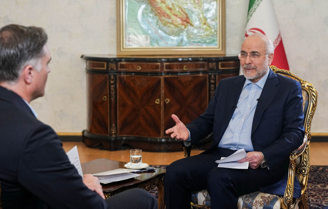 قالیباف: اصل گفت وگو و دیپلماسی را رد نمیکنیم/ ترامپ به دنبال تحمیل است