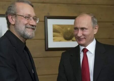 دیدار لاریجانی با پوتین