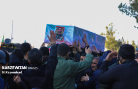 مراسم وداع با شهید مدافع امنیت سردار سجاد ذبیحی