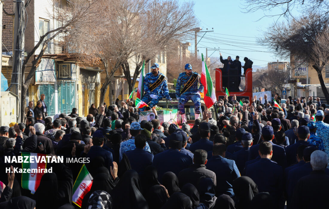 تشییع و تدفین پیکر شهید مهدی عابدینی در  چمگردان