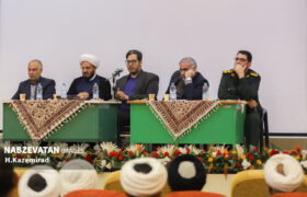 نشست تبیینی ائمه جمعه و جماعات شهرستان لنجان با اعضاء شورای تامین درخصوص فتنه آمریکایی-صهیونی