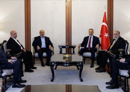 مرحله دوم آتش بس در غزه محور دیدار وزیرخارجه ترکیه و هیأت بلندپایه حماس