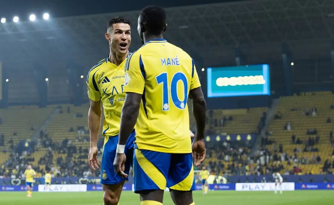 جشن رونالدو برای مانه؛ تبریک CR7 بابت قهرمانی در جامملتهای آفریقا