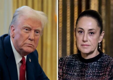 رئیسان جمهوری آمریکا و مکزیک درباره مسائل تجاری و امنیتی گفت‌وگو کردند