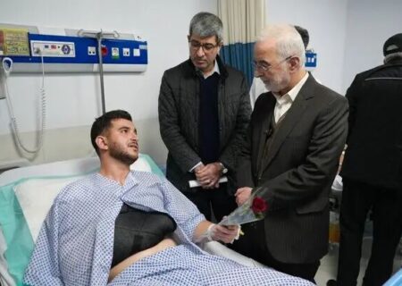 عیادت وزیر کشور از مجروحان حوادث تروریستی آمریکایی صهیونیستی
