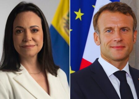 مکرون از خواسته رهبر اپوزیسیون ونزوئلا حمایت کرد