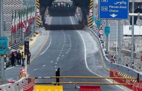 جاده چالوس یکطرفه میشود